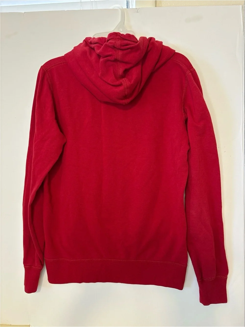 Nike Red Pullover Hoodie with Black Swoosh